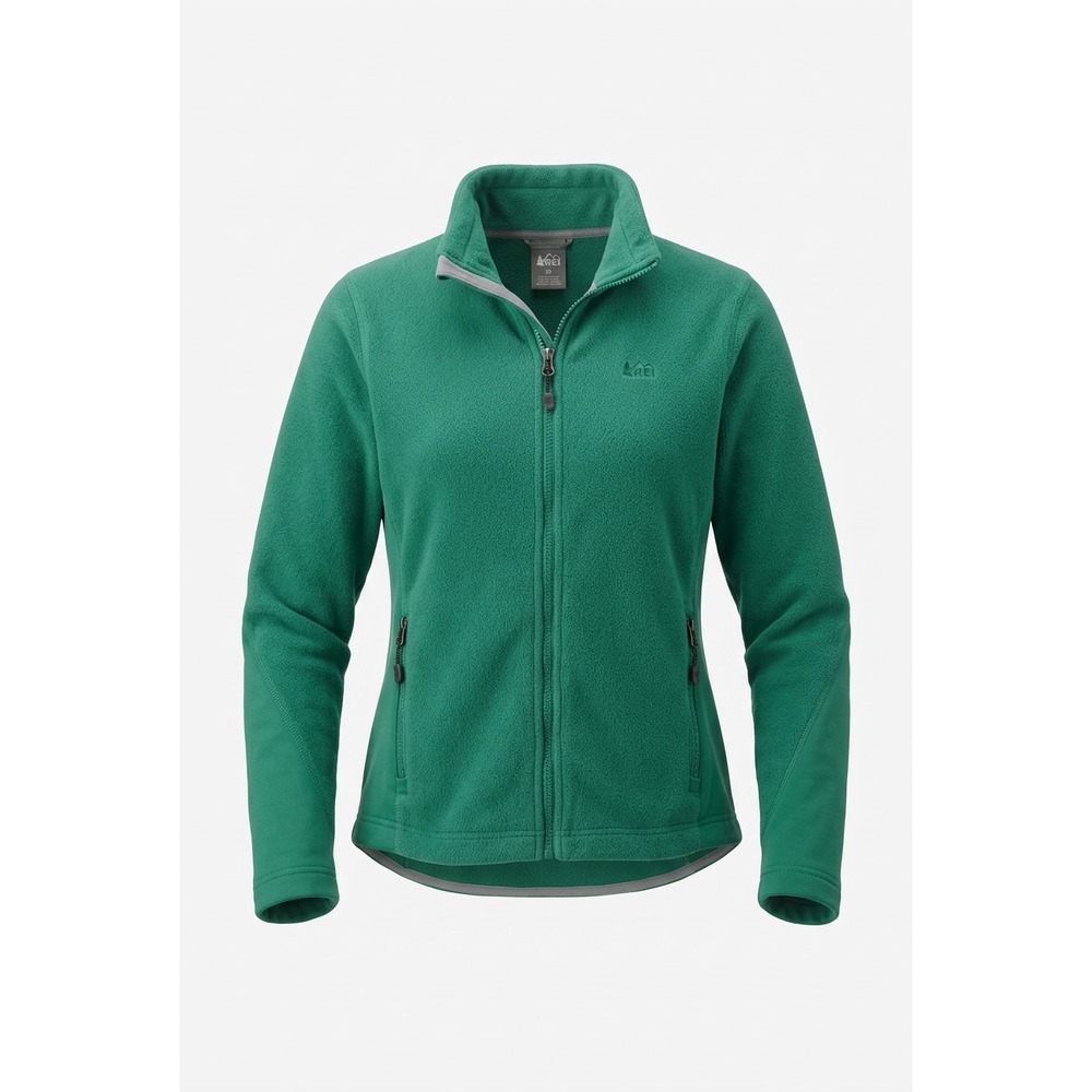 Nike ACG Therma-Fit Fleece Jacket Women's L Green Full Zip Outdoor Hiking